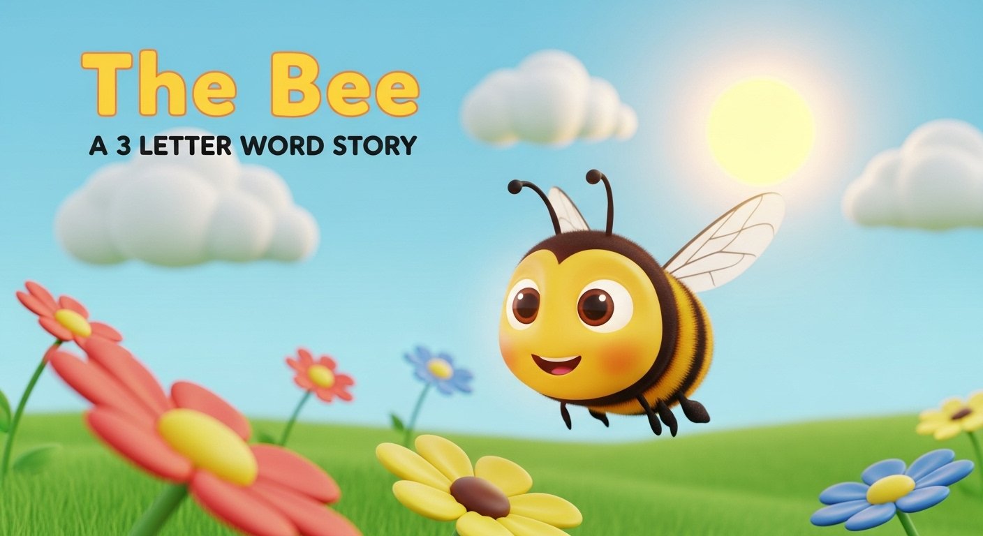 THE BEE- WRITTEN IN 3 LETTER WORDS(early reader)